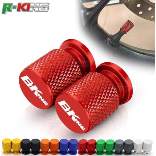 For B-KING BKING B KING 2017 2018 2019 Universal Motorcycle Accessorie Wheel Tire Valve Stem Caps CNC Aluminum Airtight Covers