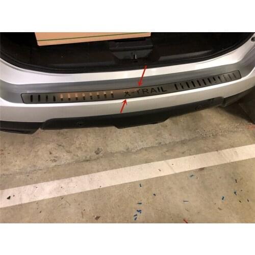 For Nissan X-Trail 2014-2019 High-quality stainless steel Trunk threshold guard plate anti-scratch protection Car-Styling