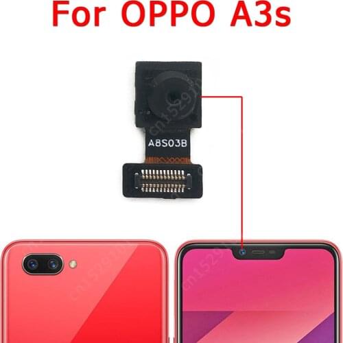Original Front Camera For OPPO A3s Frontal Selfie Small Camera Module Phone Accessories Replacement Repair Spare Parts
