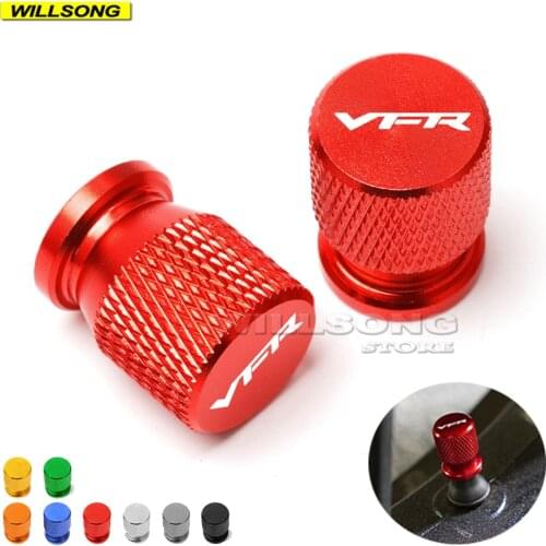 Wheel Tire Tyre Valve Air Port Stem Cover Cap Airtight Plug For HONDA VFR 750/800 VFR750 VFR800F Motorcycle Accessories CNC LOGO