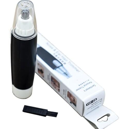 New Portable Electric Nose Hair Man Shaving Nose Hair Clipper hair removal shaver clipper Black No Spray Nose Hair Clipper