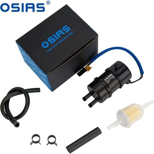 Motorcycle Fuel Pump For Kawasaki 49040-1055 KAF620 Mule 3000 3010 3020 2500 2510 2520 1000 Fits 86-89 Honda Fourtrax 350D (8mm)