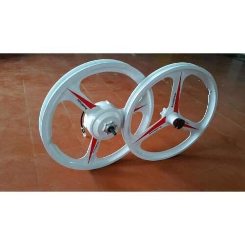 20inch Brushless Gear motor Rear Driven 36v48v240w350w+Magnesium Alloy Wheel for Electric Bike MTB Intelligent BICYCLE DIY PART