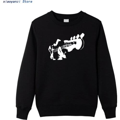 Mens BASS GUITAR BASS PLAYER HAND BASS MUSIC sweatshirts men hoodies Cotton Novelty pullovers