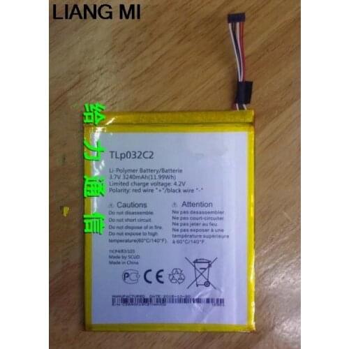 New 3240mAh TLp032C2 Battery For Alcatel TLp032CC One Touch Pixi 8 8.0 3G 9005X OT-9005X with Repair Tools