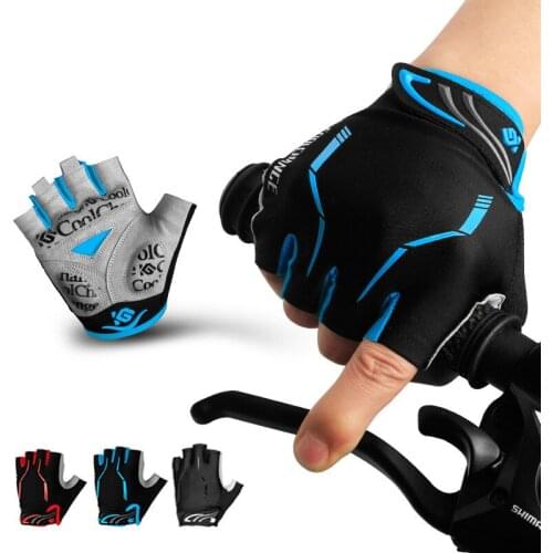 New Store Cycling Gloves Half Finger Mens Womens Summer Sports Shockproof Bike Gloves GEL MTB Bicycle Gloves Guantes Ciclismo