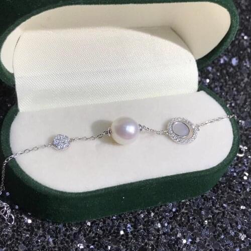 Office Lady 925 Sterling Silver Bracelet Settings Findings Mountings Base Parts Bangle for Crystal Agate Pearls Jade Coral Beads