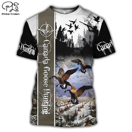 PLstar Cosmos Animal Deer Bow Moose Hunting Hunter Camo Harajuku NewFashion 3DPrint Unisex Shorts Sleeve T-shirt Men/Women s-2