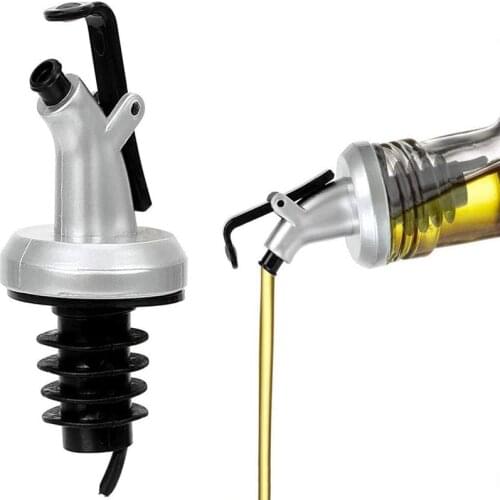 Oil Bottle Stopper Food Grade Plastic Nozzle Sprayer Liquor Dispenser Rubber Wine Pourers Kitchen Tools Bar Accessories