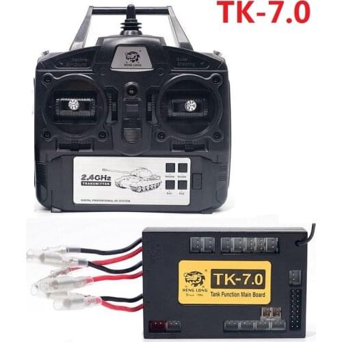 Henglong 1/16 2.4G R/C tank 7.0 version radio controller + TK-7.0 version 2.4G receiver/main board