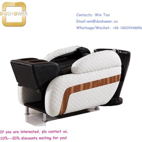 Luxury hair salon shampoo chair massage with shampoo bed massaging of electric massage shampoo chair manufacturer