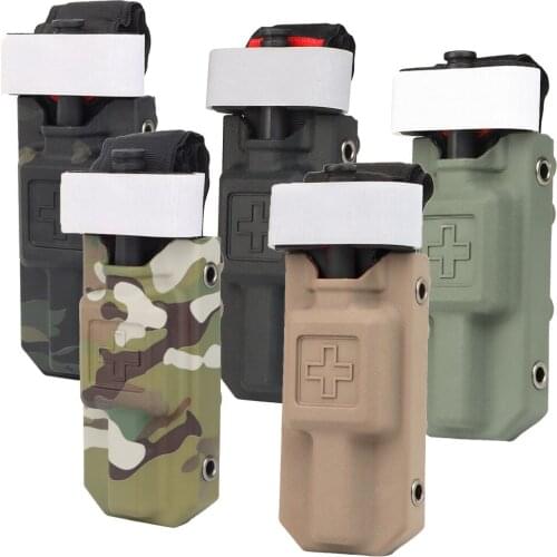 Tactical Emergency Tourniquet Outdoor Portable First Aid Quick Slow Release Buckle Camo Airsoft Holsters Emergency Equipment