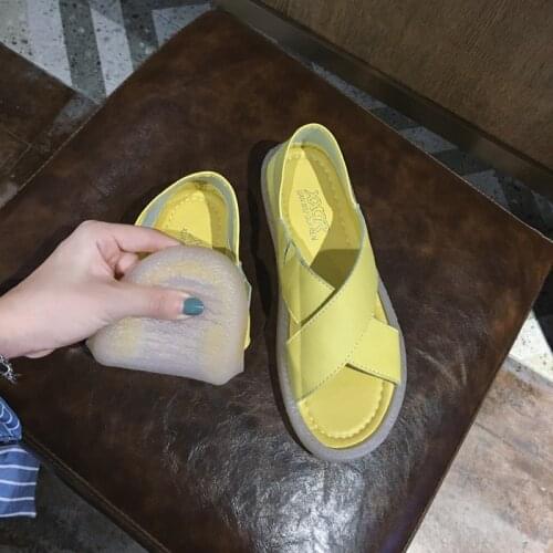 Womens shoes Roman style sandals 2019 new summer fashion vacation casual simple platform shoes