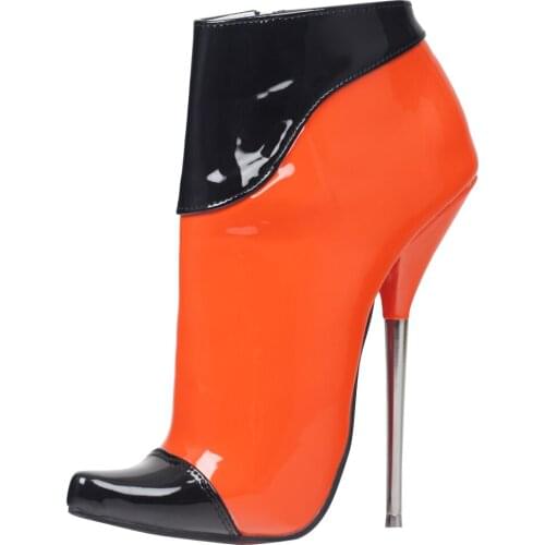 Womens Boots Sexy Pointed Toe Party Boots Stiletto Heel SM Ankle Boots US Size 6-14 No.230N-9