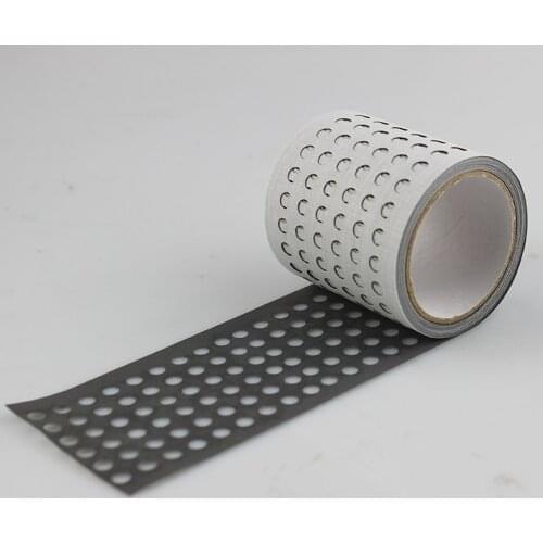 1meter x 50mm(2") High Visibility Bright Silver Reflective TC Fabric Tape Cloth Sewing on Clothing Cap Bags