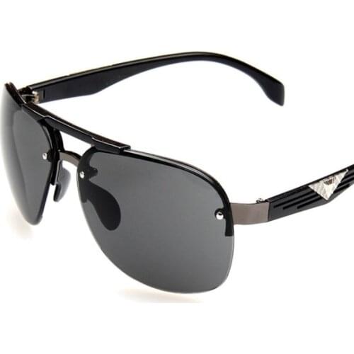 2021 High Quality Spring Leg Alloy Men Sunglasses Polarized Lens Brand Design Pilot Male Sun Glasses Driving Eyewear UV400