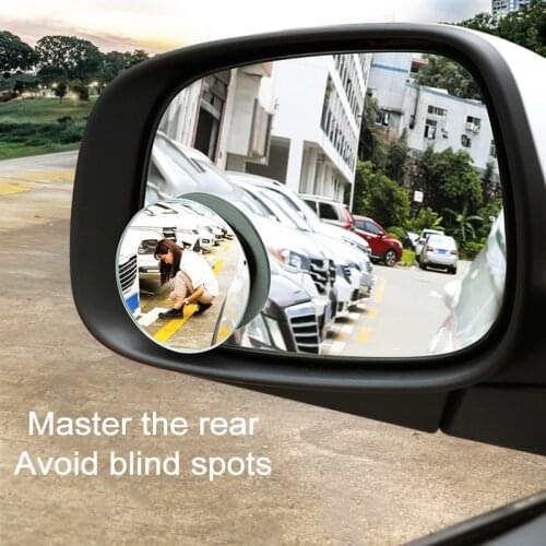 360-degree Wide Angle Adjustable Rotation Round Car Rearview Auxiliary Blind Spot Mirror for Hyundai Tucson ix35 Car Accessories