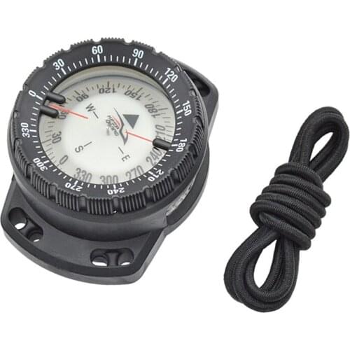 50M High Magnetic Elastic Rope Type Compass Luminous Compass Waterproof Underwater Guidance Diving Compass Equipments