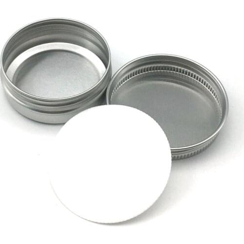 30 ML / 30G / 1FL OZ Aluminum Jar Silver Jar for Cream Powder Gel Use Best Cosmetic Bottles 8.5G Aluminum Can Tin