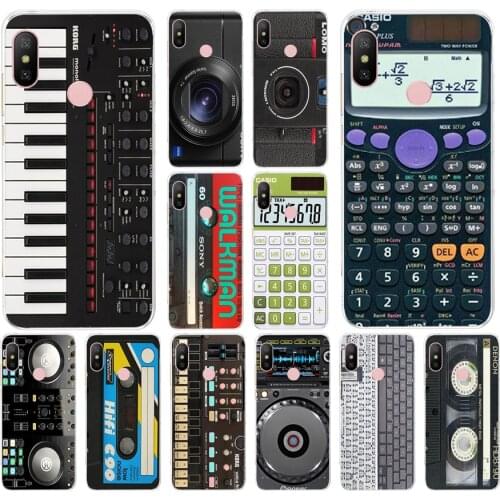 283FG Retro Camera Cassette Tapes Calculator Soft Silicone Tpu Cover phone Case for xiaomi redmi 7 7a note 4A 4X 6 Pro 6A 7