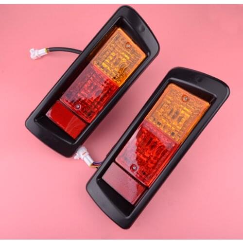 CITALL 81550-60440 1 Pair Tail Bumper Rear Fog Lamp Lights 81550-60520 fit for Toyota Land Cruiser Prado FJ90/95 1996-2001 2002