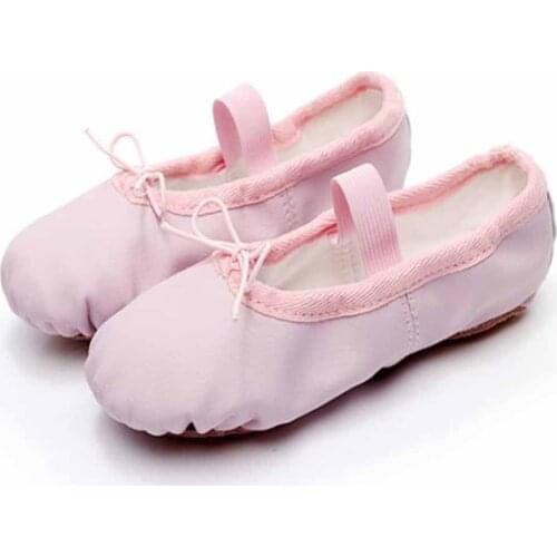 Kids Shoes Dance Shoes Ballet Shoes Adult Exercise Dance Shoes Pu Leather Yoga Shoes Non-slip Comfortable Soft Sole Design