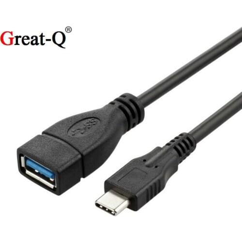 Great-Q USB 3.0 Female to USB 3.1 Type C Male OTG USB Cable Adapter Converter for VI8 Plus, Hi8 Pro, HiBook, Xiaomi Mi Pad 2