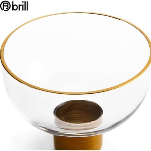 Creative Transparent Glass Candlestick Windproof Opper Flower Vase Table Wedding Centerpieces Bougeoir En Verre Kandelaar Gift