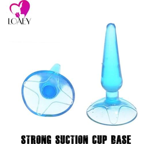 LOAEY Crystal Jellies Butt Plug Cheap And High Quality Anal Plug For Beginners Anal Sex Toys For Men And Women Sex Products