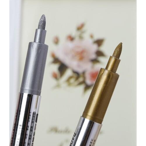 DIY Metal Waterproof Permanent Paint Marker Pen Student School Supplies 1.5mm