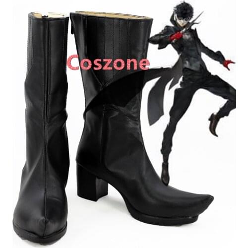 Persona 5 Joker Shoes Boot Kurusu Shou Cosplay Shoes Boots Halloween Carnival Cosplay Costume Accessories