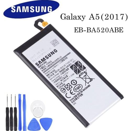 Samsung Original Battery for Samsung Galaxy A5(2017) A520 A520F EB-BA520ABE 3000mAh Replacement Battery