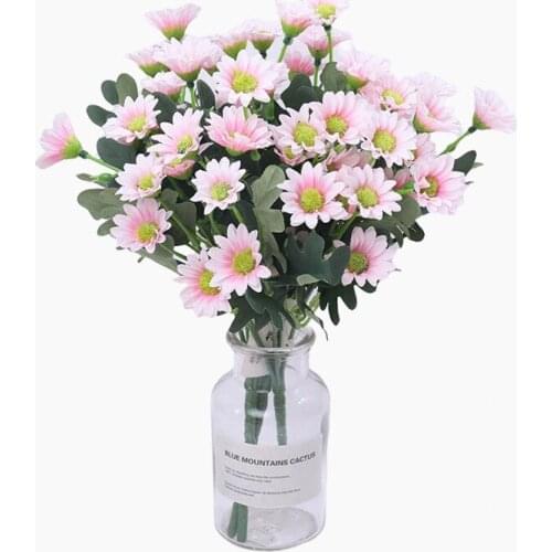 Autumn Silk Sunflower Bouquet Daisy Family Party ValentineS Day Wedding Home Decoration Crafts Autumn Christmas Fake Flowers