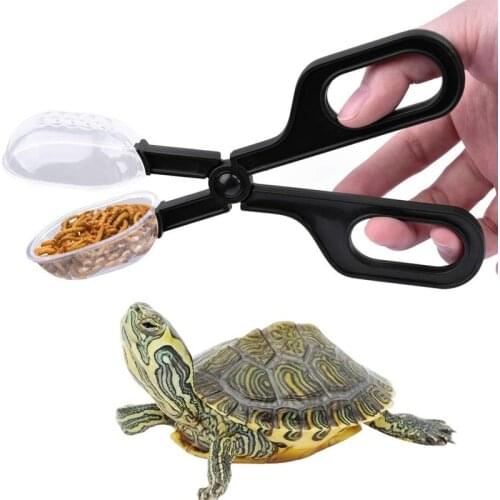 Plastic Tongs Tweezers Reptile Feeding Tool Terrarium Lizards Cleaning Supplies for Reptile and Amphibian