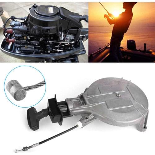 Outboard Pull Starter Replacement Fits for Yamaha Pioneer 2 Stroke 4HP/5HP/6HP marine engine electric boat motors