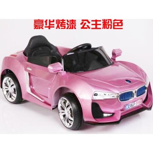 6v 2.4g Remote Controller Double Open Door Kids Ride On Electric Baby Stroller Four Flash Wheel Drive Music Light Sit On Car