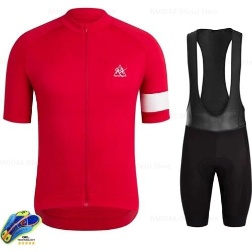 Raudax-Conjunto de ropa de Ciclismo para hombre, Maillot de manga corta para triatlón, Pro Team RX, 2021