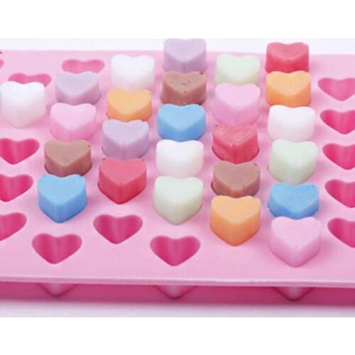 3D Heart Silicone DIY Heart Ice Mass Form Chocolate Molds Cake Decorating Heart Shape Mould Soap Jelly Tray Kitchen Baking Tools