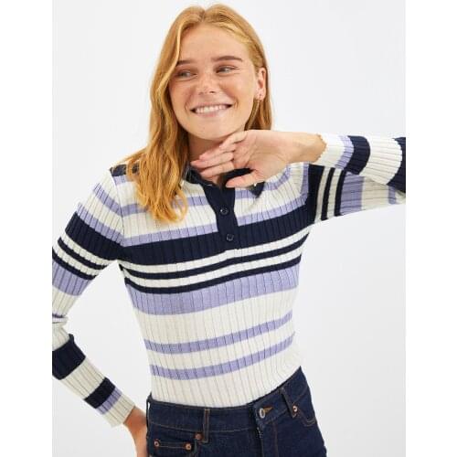 Trendyol Polo Collar Body Knitwear Sweater TWOAW22KZ0722