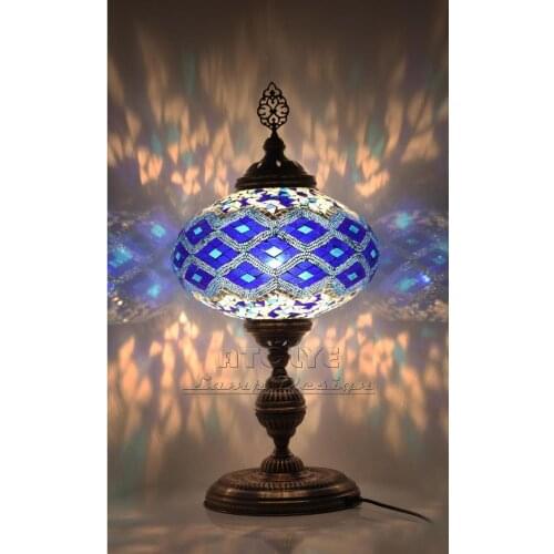 Awesome turkish table lamp,mosaic handmade vintage decorative bedside light,,turkish lamp