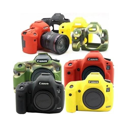 The high quality Soft Silicone Rubber 5d2 Camera Protective Body Case Skin For Canon 5D Mark II DSLR Camera Bag protector Cover