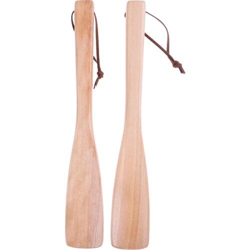 1PCS 25cm Pull Shoe Horn Fashion Shoes Horns Wooden Shoes Spoon Convenient Wearing Shoes Horn And Spoon