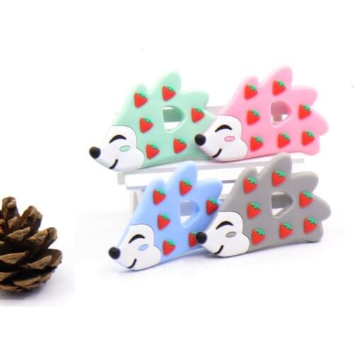 UXDXU Free BPA 1pc Animal Teether Cartoon Food Grade Baby Silicone Teething Toys For Mother DIY Pacifier Chain Childen\s goods
