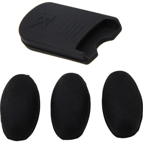 4pcs/ set Saxophone Rubber Thumb Rest Cushions, Palm Key Risers Pads, Finger Protector for Alto/Soprano/Tenor Sax