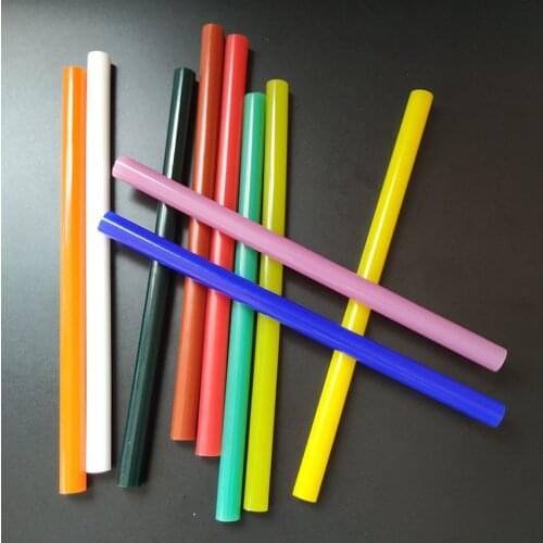 50Pcs 11mmx200mm Color Hot Melt Adhesive Strip Glue Stick ,For Glue Gun