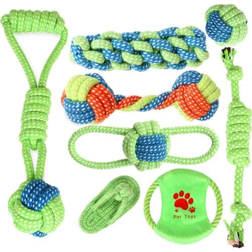 6 Pack Pet Dog Toys for Small Dogs Ball Toothbrush Interactive Dog Toys for Puppy Dogs Chew Training Toy Supplies Accessories