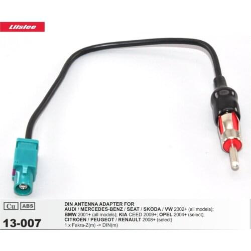 Car Radio Antenna Adapter Wire For BENZ A/B/C/E/G/S/CL/CLA/CLC/CLK/CLS/GL/GLK/SL/SLK/Sprinter/Vito/Viano/Vaneo/M/R