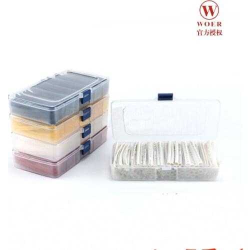 Free shipping 165pc Rohs 2:1 cable sleeve kit 2/3/4/5/6/8.0MM Heat Shrinkable Tube Shrink Tubing kit 165pc*95mm