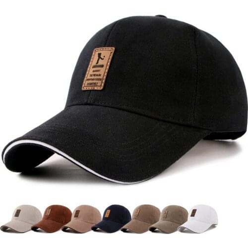 New Mens Baseball Cap Cotton Cap Outdoor Sports Sun Hat Cycling Exercise Fitness Hat SportsTennis Golf Hiking Running Travel