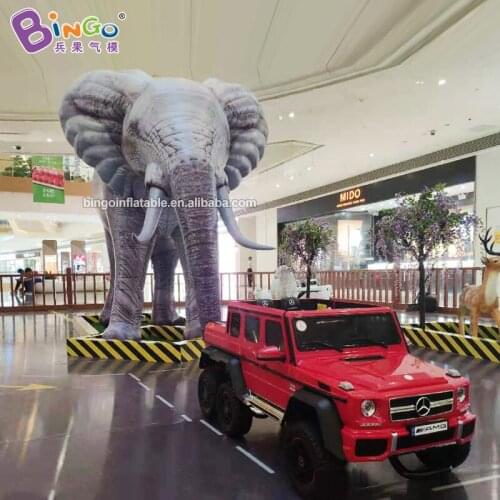 BinGo 3.9x2.5m Vivid inflatable elephant for outdoor activities decoration / giant elephant balloon for display toys